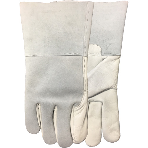 2757E Fabulous Fabricator Fitter's Gloves, Small, Grain Cowhide Palm, Cotton Fleece Inner Lining Pryde Industrial Inc.
