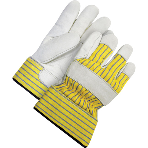 Gants d'ajusteur doubl&eacute;s avec poignet de s&eacute;curit&eacute;, 2T-Grand, Paume en Cuir fleur de vache, Doublure en Peluche d'acrylique Pryde Industrial Inc.
