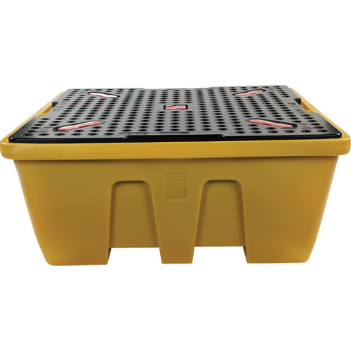 IBC Spill Pallet, 333 US gal. Spill Capacity, 66" x 66" x 27.5" Pryde Industrial Inc.