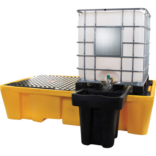 Double IBC Spill Pallet, 317 US gal. Spill Capacity, 89" x 57" x 23" Pryde Industrial Inc.