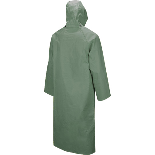 Manteau long avec capuchon d&eacute;tachable Hurricane 851, Grand, Vert Pryde Industrial Inc.