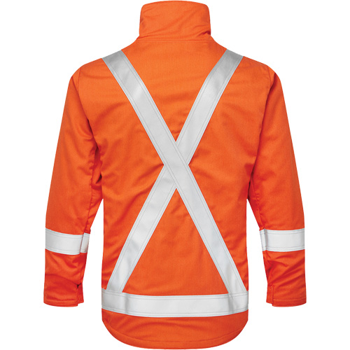 Veste aviateur d'&eacute;t&eacute; Skyline UltraSoft 7 oz., Moyen, Orange haute visibilit&eacute; Pryde Industrial Inc.