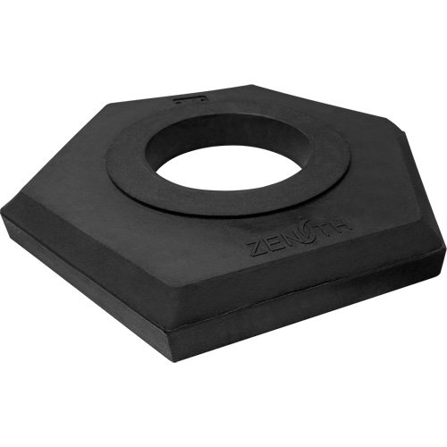 Rubber Channelizer Base, 15 lbs. Pryde Industrial Inc.