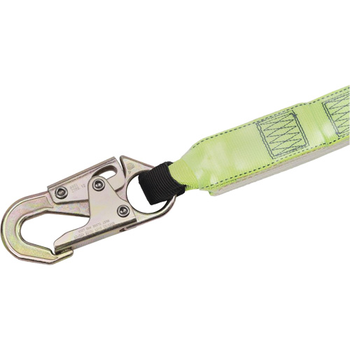 SA-64022-6 Shock Absorbing Lanyard, 6', Form Hook Center, Snap Hook Leg Ends, Polyester Pryde Industrial Inc.