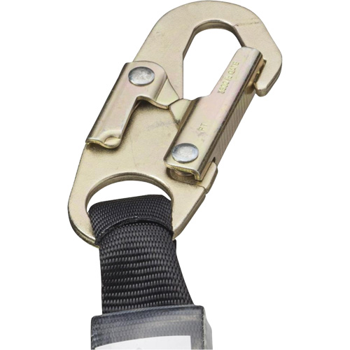 SA-5502-6 Shock Absorbing Lanyard, 6', Form Hook Center, Snap Hook Leg Ends, Galvanized Steel Pryde Industrial Inc.