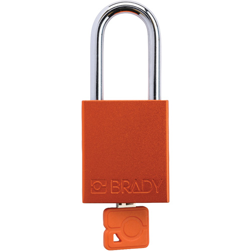 Cadenas de verrouillage de s&eacute;curit&eacute; Velocity Plus, Orange, Cl&eacute;s identiques, Aluminium, Largeur de 1-1/2" Pryde Industrial Inc.