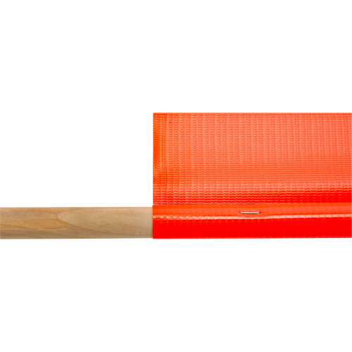 Traffic Safety Flag, Mesh, With Handle Pryde Industrial Inc.