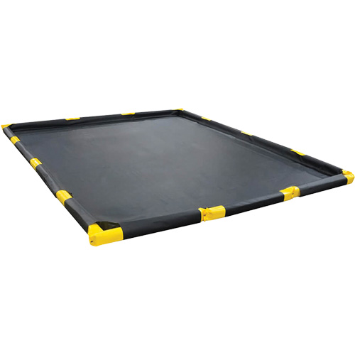 Berme Stinger Spillpal, Capacit&eacute; 119 gal. US, 8' la x 6' lo x 4" h, Paroi en mousse Pryde Industrial Inc.