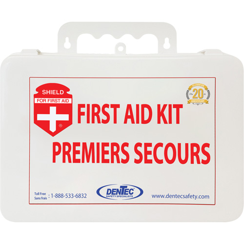 Shield First Aid Kit, Meets/Exceeds CSA Z1220-24 Type 2 Low-Risk Environment, Small (2-25 Workers) Pryde Industrial Inc.