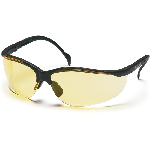 Lunettes de s&eacute;curit&eacute; &agrave; demi-monture Venture II, Lentille Ambr&eacute;e, ANSI Z87+/MCEPS GL-PD 10-12/R&eacute;pond ou surpasse la norme CSA Z94.3 Pryde Industrial Inc.