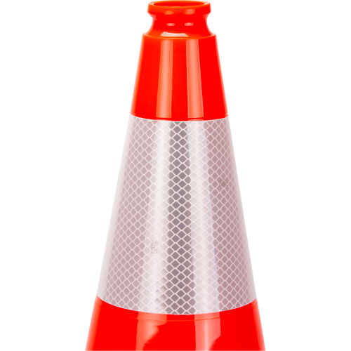 Premium Traffic Cone, 18", Orange, 6" Reflective Collar(s) Pryde Industrial Inc.