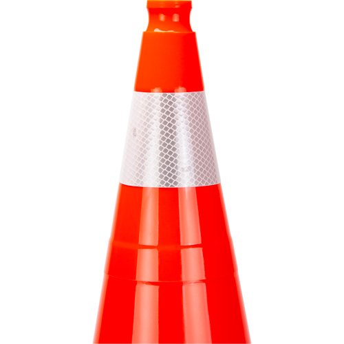 Premium Traffic Cone, 28", Orange, 4" Reflective Collar(s) Pryde Industrial Inc.