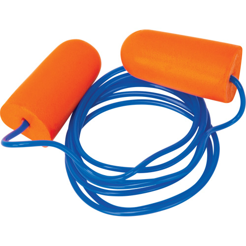 Foam Earplugs, Pair - Polybag, Corded Pryde Industrial Inc.