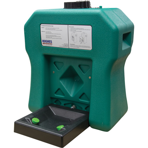 Portable Self-Contained Eyewash Station, Gravity-Fed, 16 gal. Capacity, Meets ANSI Z358.1 Pryde Industrial Inc.