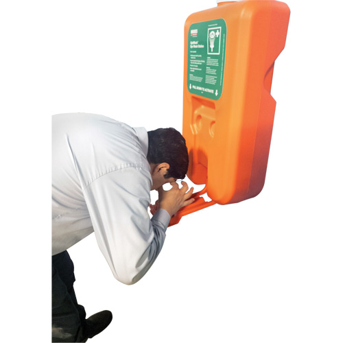 Portable Self-Contained Eyewash Station, Gravity-Fed, 10 gal. Capacity, Meets ANSI Z358.1 Pryde Industrial Inc.