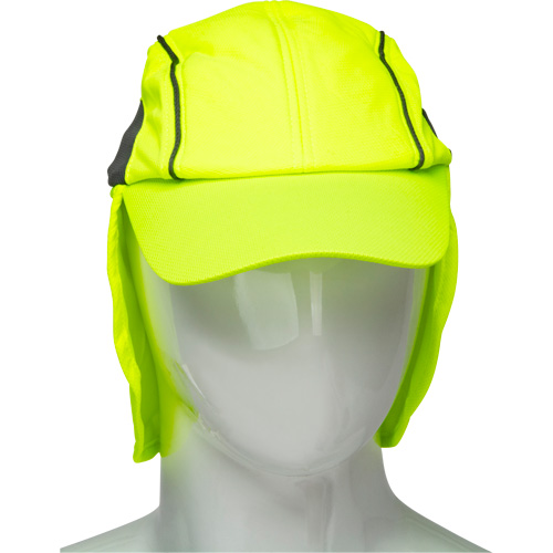 Cooling Hat with Neck Shade, Hi-Vis Lime Pryde Industrial Inc.