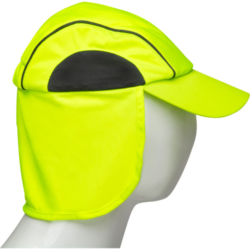 Cooling Hat with Neck Shade, Hi-Vis Lime Pryde Industrial Inc.