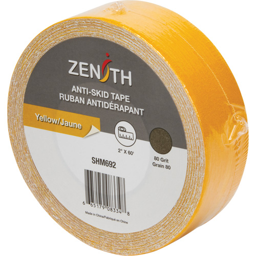 Anti-Skid Tape, 2" x 60', Yellow Pryde Industrial Inc.