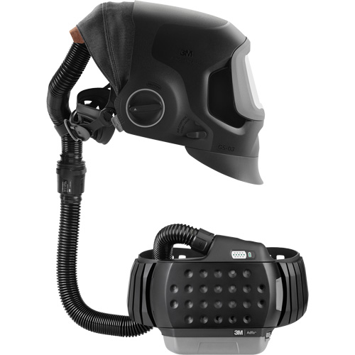 Casque de soudage Speedglas G5-03 Pro-Air avec syst&egrave;me de respirateur d'&eacute;puration d'air propuls&eacute; Adflo — SANS filtre autoassombrissant, Masque de soudage, Pile Lithium-ion Pryde Industrial Inc.