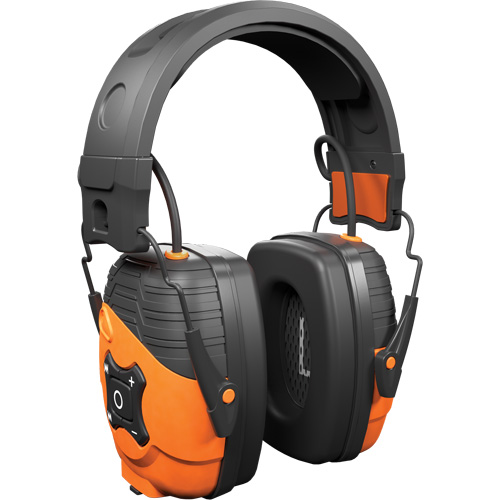 Safety Orange Link 2.0 Bluetooth Earmuffs, Headband Style, 25 dB Pryde Industrial Inc.