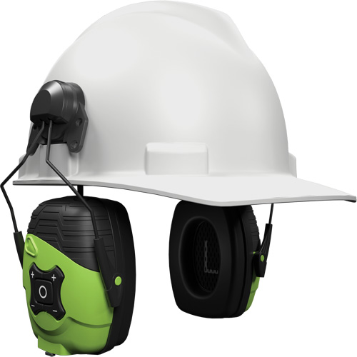 &eacute;couteurs Bluetooth Link Aware vert s&eacute;curit&eacute;, Style Fixation pour casque, 21 dB Pryde Industrial Inc.