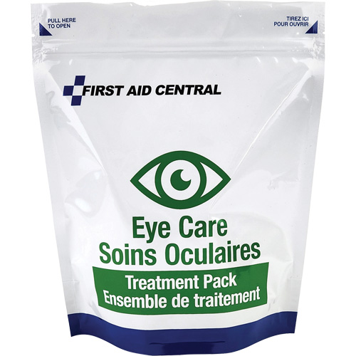 10 articles pour les soins oculaires pour la trousse d'intervention d'urgence de premiers soins Pryde Industrial Inc.