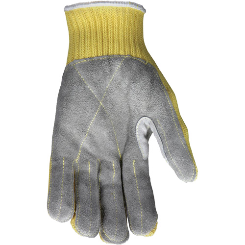 CutPro&reg; Cut Resistant Work Gloves with Split Leather Palm, Size Small, 7 Gauge, Kevlar&reg; Shell, ASTM ANSI Level A3 Pryde Industrial Inc.