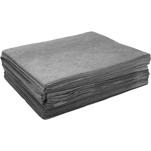 Meltblown Sorbent Pads, Universal, 15" x 19", 8 gal. Absorbancy Pryde Industrial Inc.