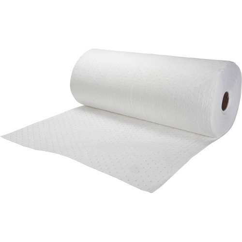 Bonded Sorbent Rolls, Heavyweight, 150' L x 30" W, 24 gal. Absorbancy Pryde Industrial Inc.