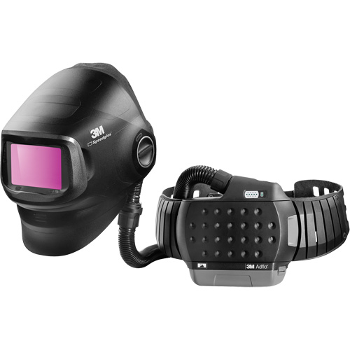 Masque de soudage &agrave; usage intensif Speedglas G5-01 avec syst&egrave;me de respirateur d'&eacute;puration d'air propuls&eacute; Adflo, Masque de soudage, Pile Lithium-ion Pryde Industrial Inc.