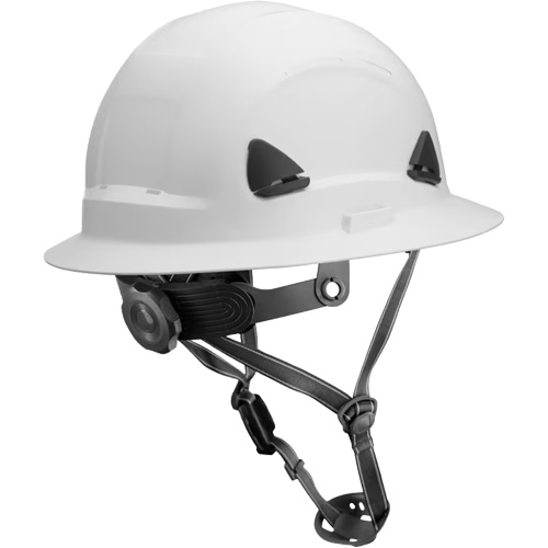Casque Fibre Metal de style escalade avec bordure compl&egrave;te, R&eacute;pond aux normes CSA type 2, Suspension Rochet, Non ventil&eacute; Pryde Industrial Inc.