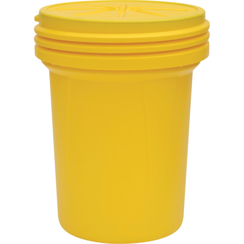 Lab Pack Plastic Barrel Drum with Screw-On Lid, 30 US gal., Mobile/Stationary Pryde Industrial Inc.
