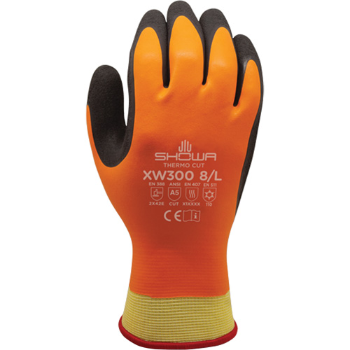 Gants r&eacute;sistants &agrave; la coupe et au froid XW300 , 7/Moyen, R&ecirc;vetement Latex de caoutchouc, Enveloppe en Kevlar Pryde Industrial Inc.
