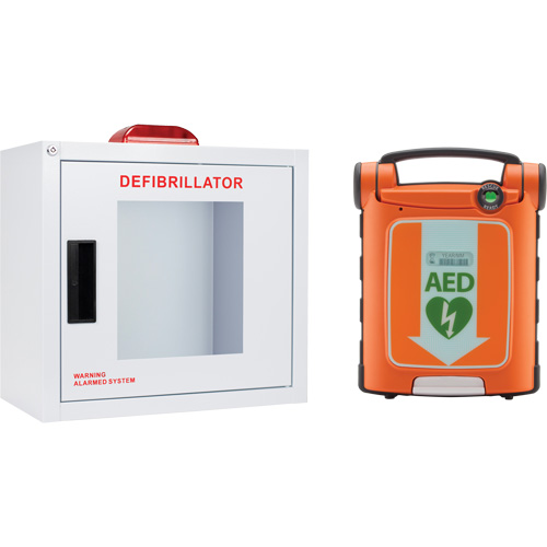 Trousse DEA Powerheart G5 avec armoire, Semi-automatique, Bilingue, Classe 3 Pryde Industrial Inc.