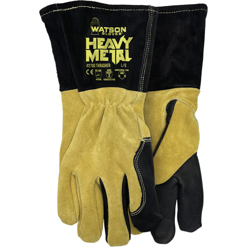 2780 Thrasher MIG/Stick Welding Gloves, Split Cowhide, Size Small Pryde Industrial Inc.