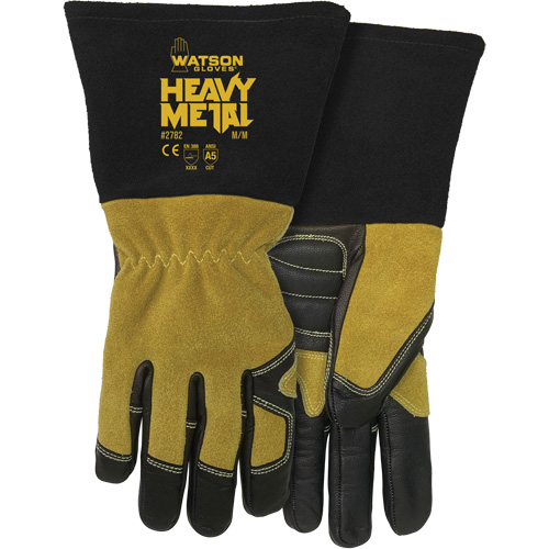 2782 Womans Fired Up MIG/Stick Welding Gloves, Grain Cowhide, Size Small Pryde Industrial Inc.
