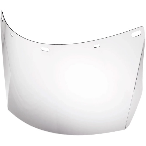 Uncoated Full Face Shield Replacement Lens, Polycarbonate, Clear Tint Pryde Industrial Inc.