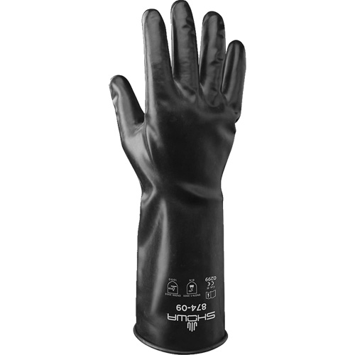 Gants 874 r&eacute;sistants aux produits chimiques, Taille Petit/7, 14" lo, Caoutchouc butyle, 13,78-mil Pryde Industrial Inc.