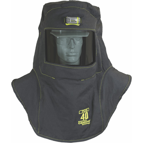 Cagoule de protection contre l'arc &eacute;lectrique TCG, Noir, 40 cal/cm², ANSI Z87.1/ASTM F1506/ASTM F1959/ASTM F2178/R&eacute;pond ou surpasse la norme CSA Z462/NFPA 70E, 4 Arc &eacute;lectrique EPI cat&eacute;gorie niveau Pryde Industrial Inc.