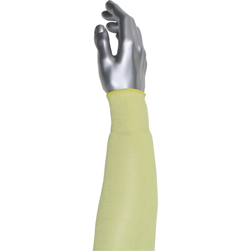 Kut Gard&reg; Single-Ply Cut-Resistant Sleeve, Aramid/ATA&reg;, 10", ASTM ANSI Level A4, Yellow Pryde Industrial Inc.