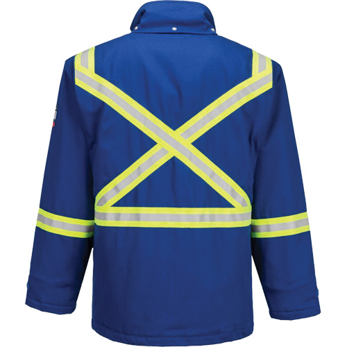 Parka dhiver isol&eacute;e 88/12 Bizflame, Bleu, Petit Pryde Industrial Inc.