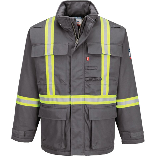 Parka dhiver isol&eacute;e 88/12 Bizflame, Gris, Moyen (grande taille) Pryde Industrial Inc.