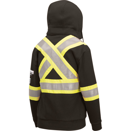 Heavyweight Safety Hoodie, Women's, X-Small, Black Pryde Industrial Inc.