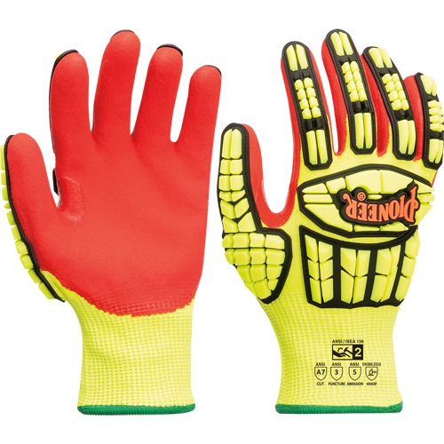Cut and Impact-Resistant Gloves, Small, Synthetic Palm, Knit Wrist Cuff Pryde Industrial Inc.