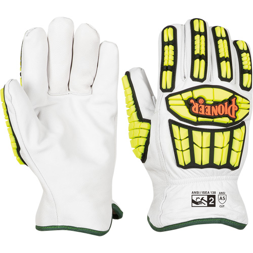 Gants r&eacute;sistant aux coupures et chocs, Petit, Paume en Ch&egrave;vre, Poignet Manchette Pryde Industrial Inc.