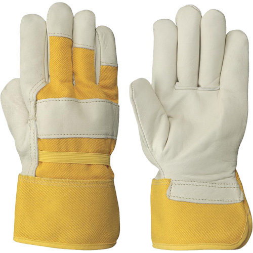 Women's Insulated Cow Grain Gloves, One Size, Grain Cowhide Palm, Fleece Inner Lining Pryde Industrial Inc.