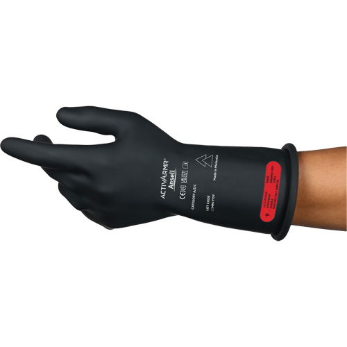 ActivArmr&reg; RIG R011BUL Ultra-Lightweight Electrical Insulated Gloves, ASTM Class 0, Size 9, 11" L Pryde Industrial Inc.