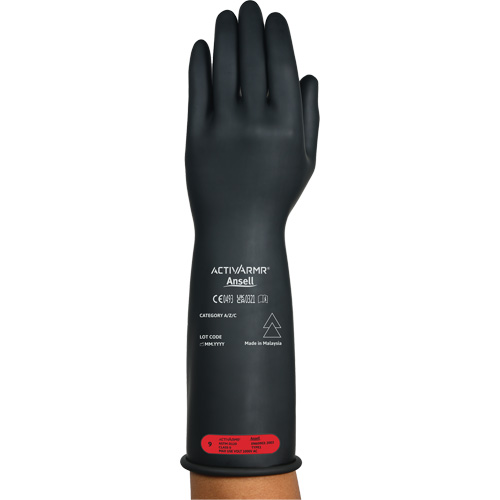 Gants &eacute;lectriques isol&eacute;s ultra l&eacute;gers ActivArmr RIG R014BUL, ASTM classe 0, Taille 11, 14" lo Pryde Industrial Inc.