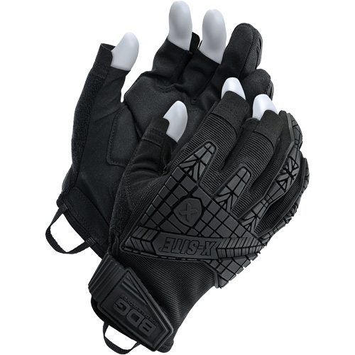 X-Site&reg; Impact Trigger Finger Gloves, Suede Palm, Size X-Large Pryde Industrial Inc.