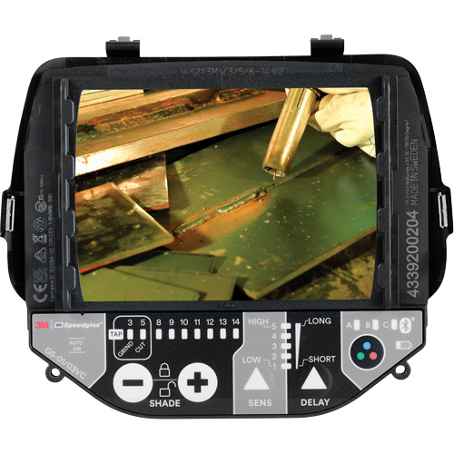 Speedglas G5 Auto-Darkening Variable Colour Filter, 2-4/5" W x 4-1/4" H Viewing Area, For Use With G5-01 and G5-03 helmets Pryde Industrial Inc.